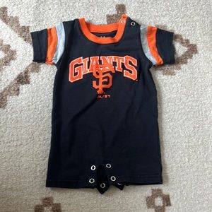 SF San Francisco giants baby one piece romper Majestic infant size 0-3 month